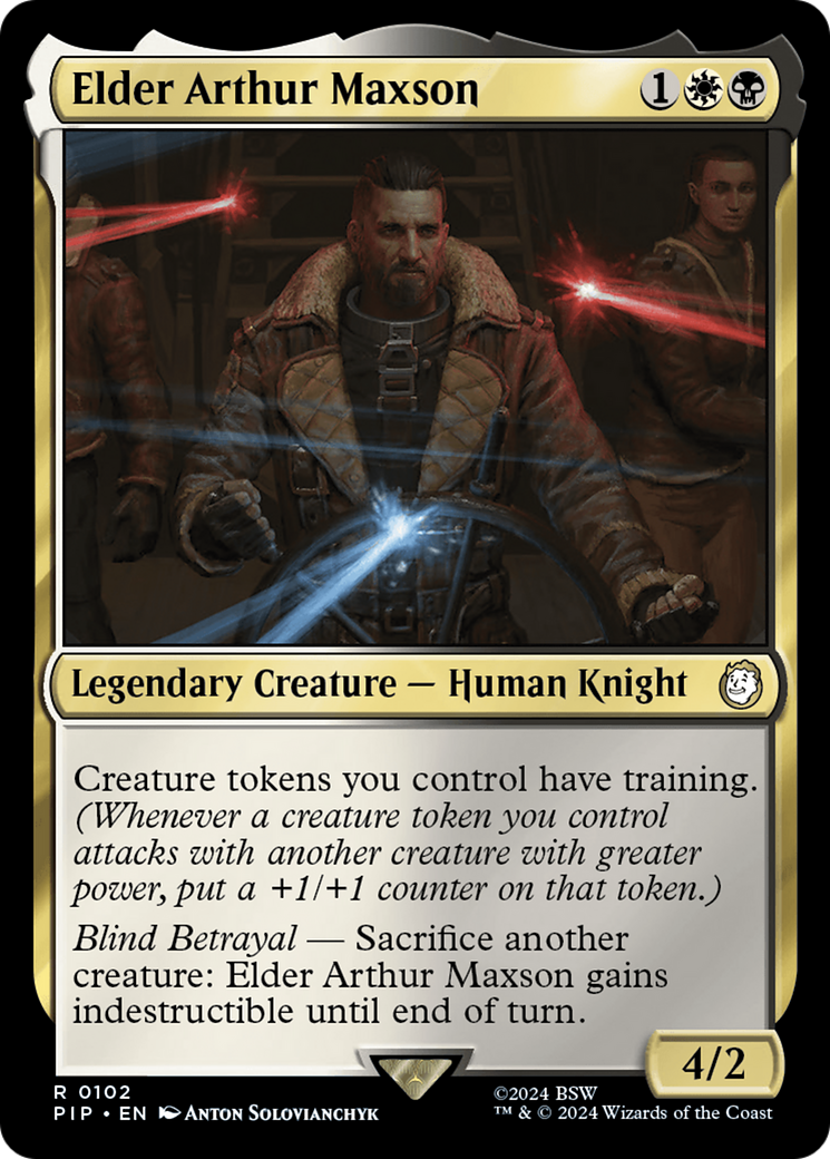 Elder Arthur Maxson - Magic: The Gathering - MoxLand