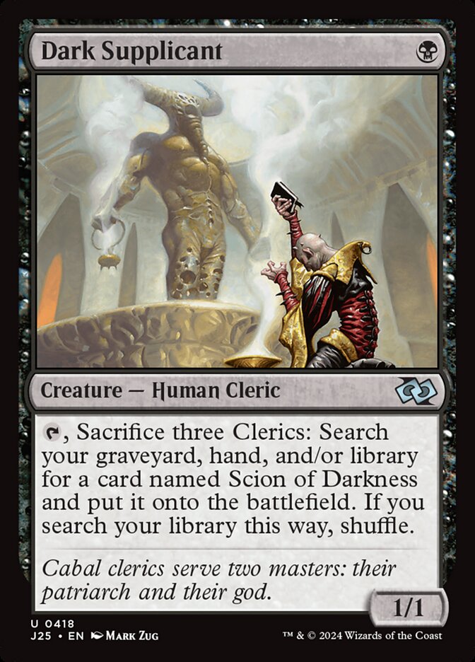 Devoto Sombrio / Dark Supplicant - Magic: The Gathering - MoxLand