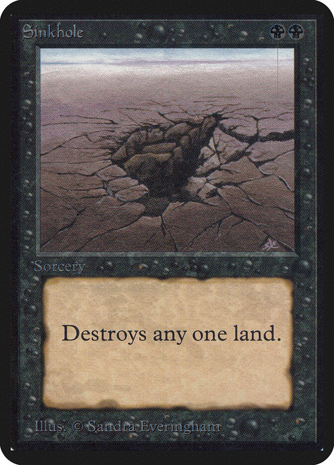 Sinkhole / Sinkhole - Magic: The Gathering - MoxLand