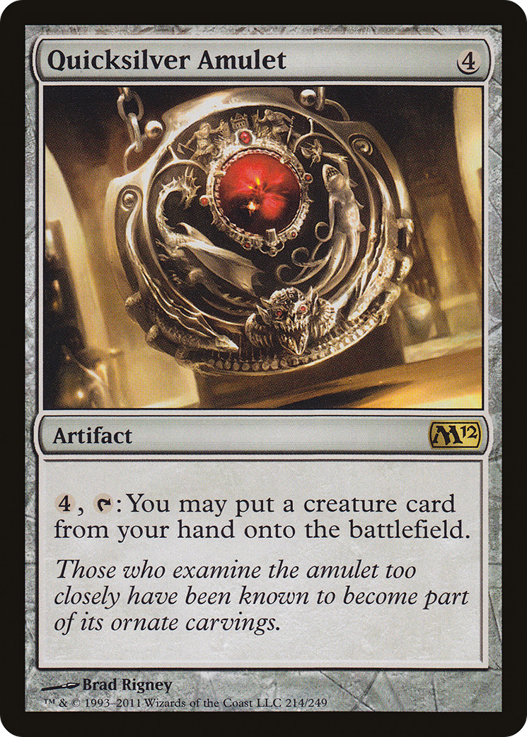 Amuleto de Prata Fluida / Quicksilver Amulet - Magic: The Gathering - MoxLand