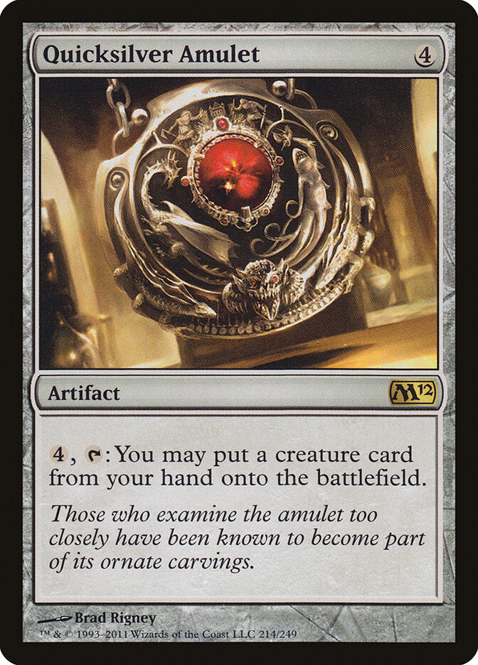 Amuleto de Prata Fluida / Quicksilver Amulet - Magic: The Gathering - MoxLand