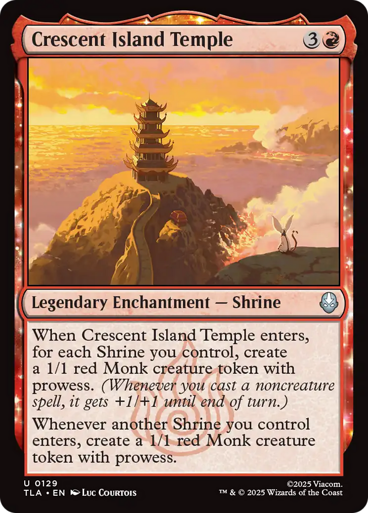 Templo da Ilha Crescente / Crescent Island Temple - Magic: The Gathering - MoxLand