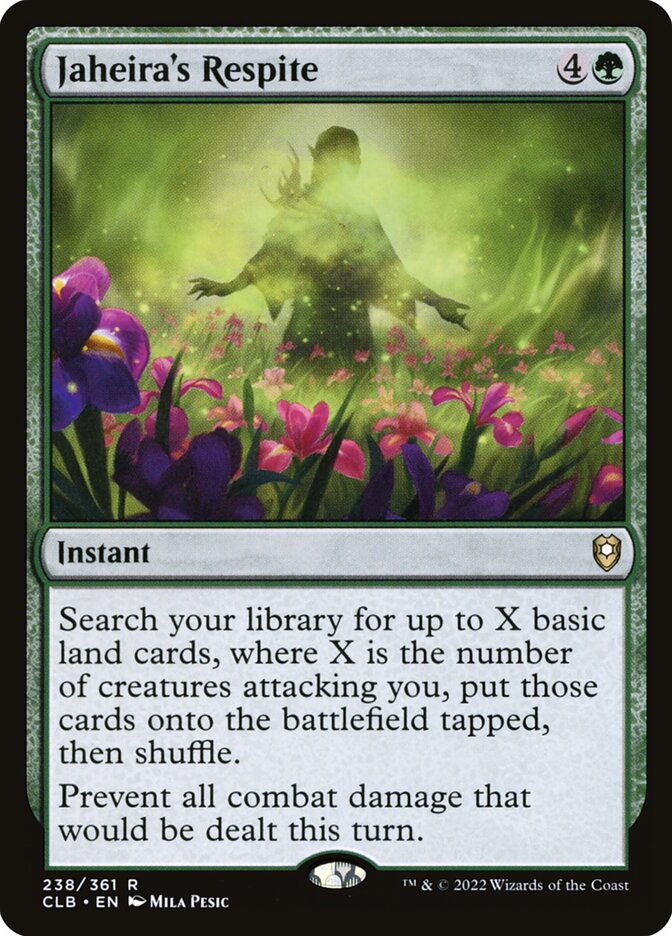 Trégua de Jaheira / Jaheira's Respite - Magic: The Gathering - MoxLand