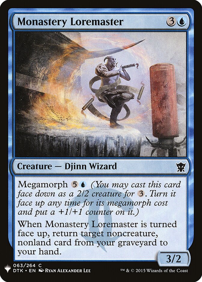Sapiente do Monastério / Monastery Loremaster - Magic: The Gathering - MoxLand