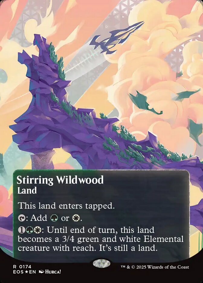 Bosque Selvagem Andarilho / Stirring Wildwood - Magic: The Gathering - MoxLand