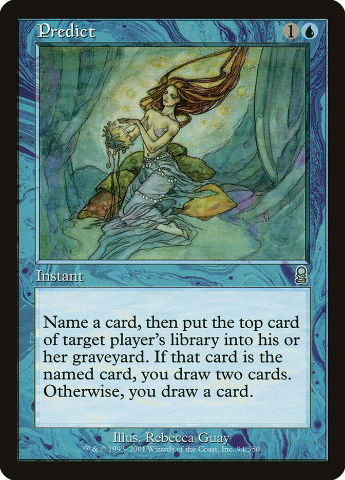 Predizer / Predict - Magic: The Gathering - MoxLand