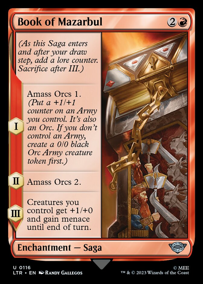 Livro de Mazarbul / Book of Mazarbul - Magic: The Gathering - MoxLand