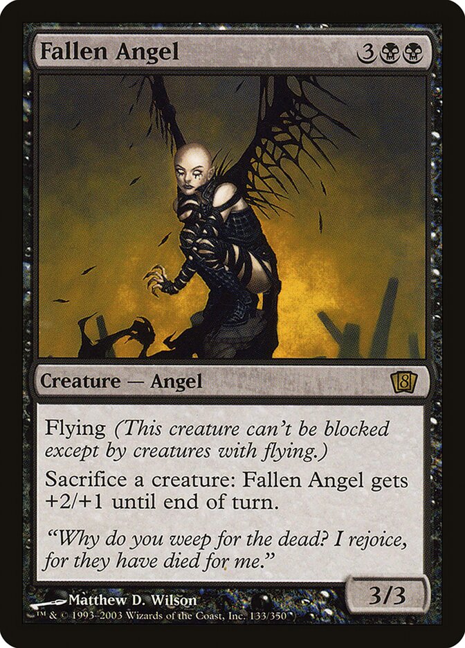 Anjo Caído / Fallen Angel - Magic: The Gathering - MoxLand