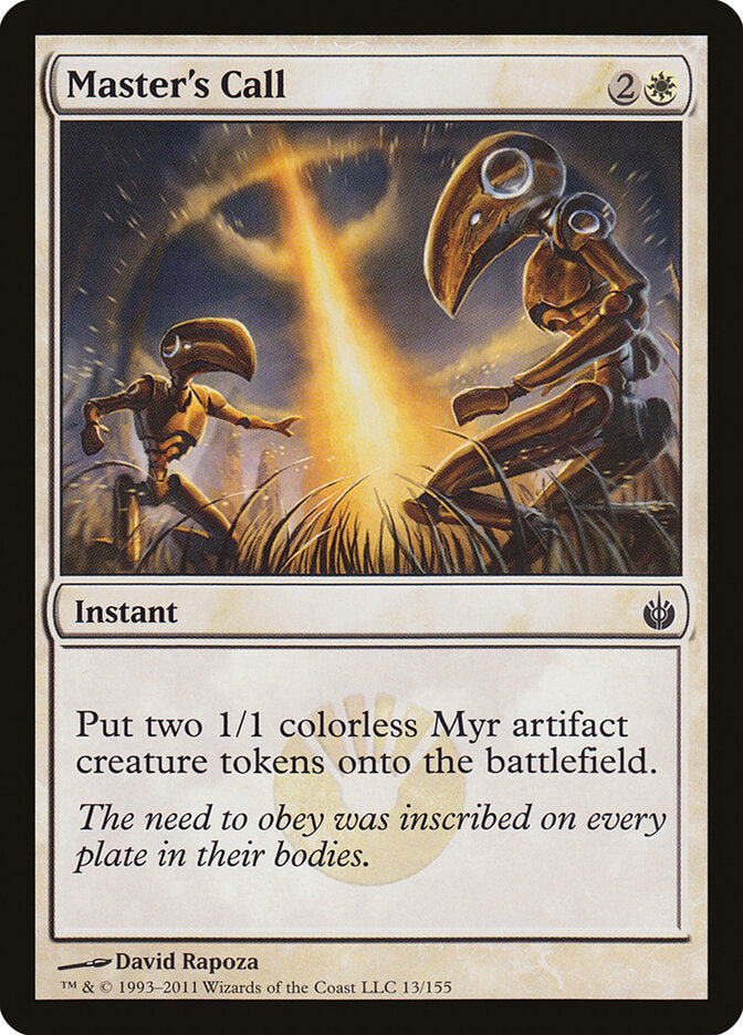 Chamado do Mestre / Master's Call - Magic: The Gathering - MoxLand
