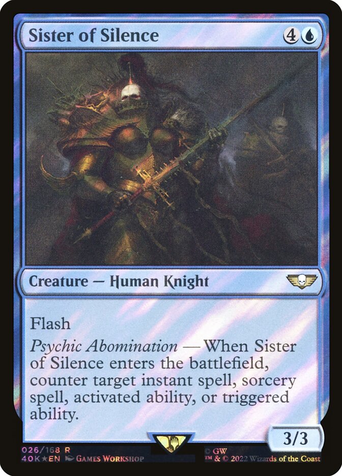 Irmã do Silêncio / Sister of Silence - Magic: The Gathering - MoxLand