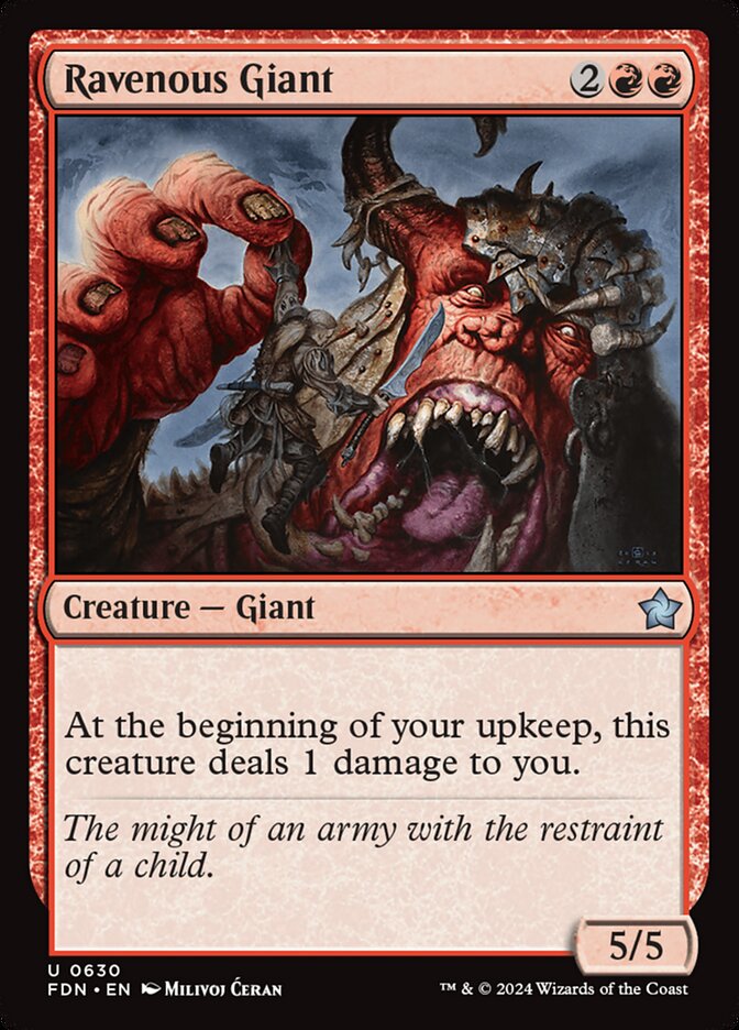 Gigante Voraz / Ravenous Giant - Magic: The Gathering - MoxLand