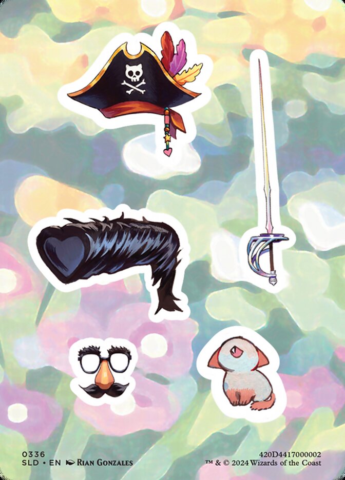 Sticker sheet - Magic: The Gathering - MoxLand