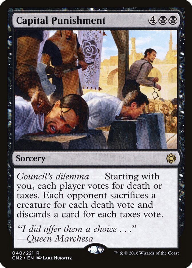 Capital Punishment - Magic: The Gathering - MoxLand
