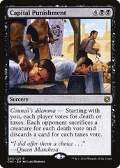 Capital Punishment - Magic: The Gathering - MoxLand
