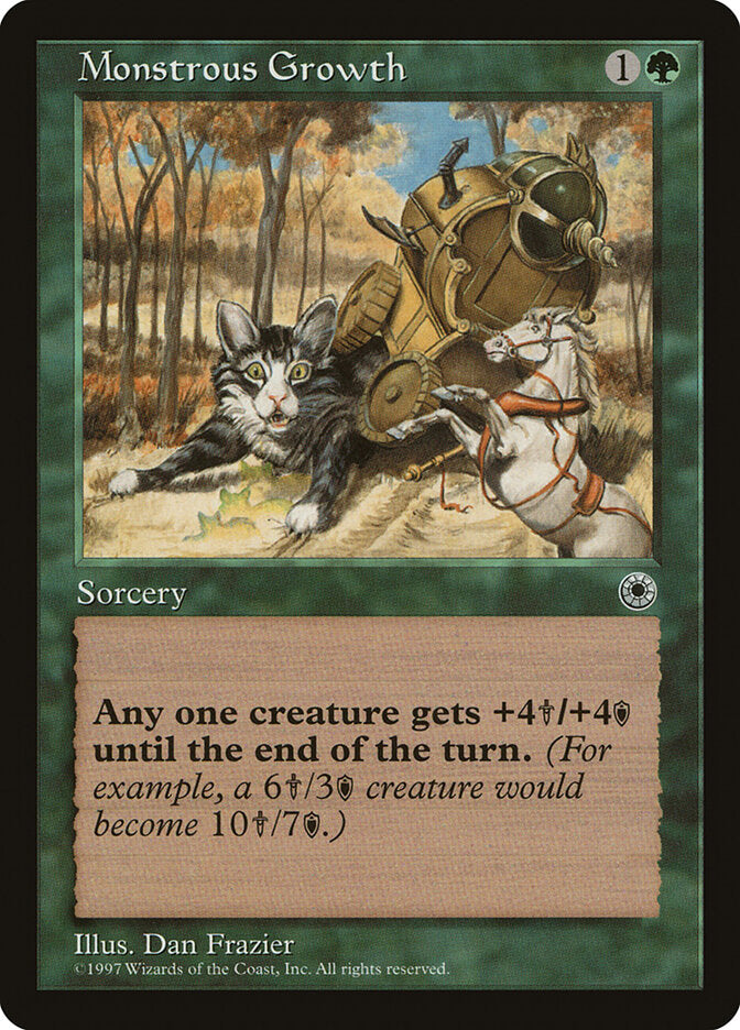 Crescimento Monstruoso / Monstrous Growth - Magic: The Gathering - MoxLand