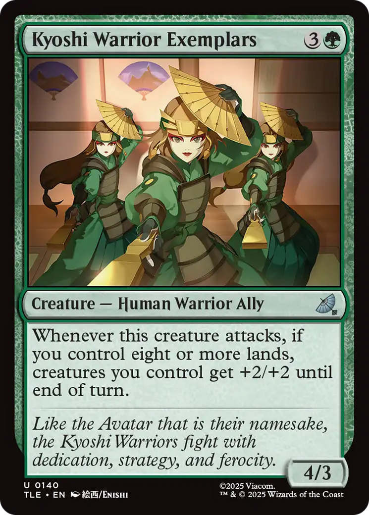 Guerreiras Kyoshi Exemplares / Kyoshi Warrior Exemplars - Magic: The Gathering - MoxLand