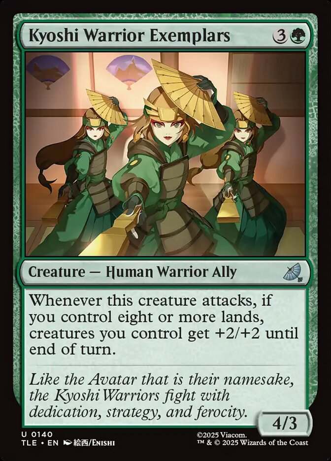 Guerreiras Kyoshi Exemplares / Kyoshi Warrior Exemplars - Magic: The Gathering - MoxLand
