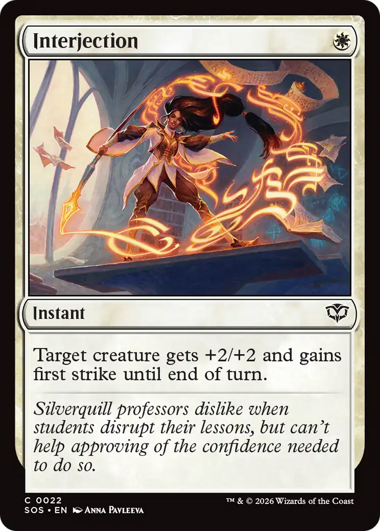 Interjection - Magic: The Gathering - MoxLand