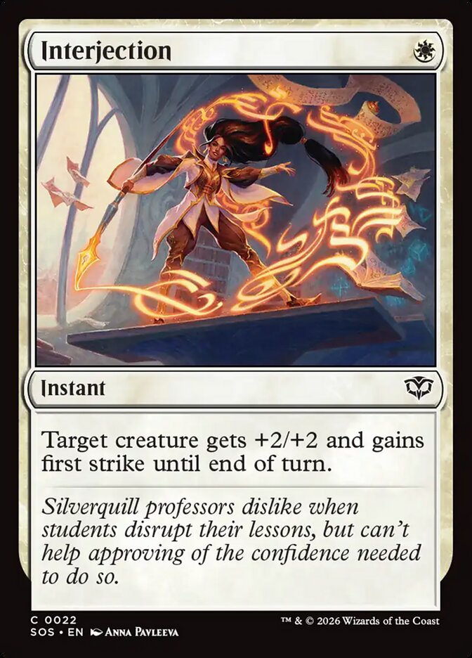 Interjection - Magic: The Gathering - MoxLand