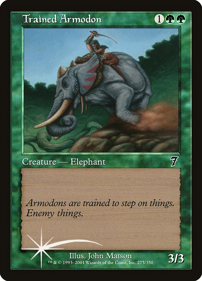 Armodonte Adestrado / Trained Armodon - Magic: The Gathering - MoxLand