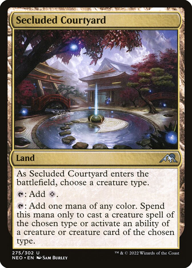 Pátio Reservado / Secluded Courtyard - Magic: The Gathering - MoxLand
