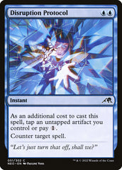 Protocolo de Perturbação / Disruption Protocol - Magic: The Gathering - MoxLand
