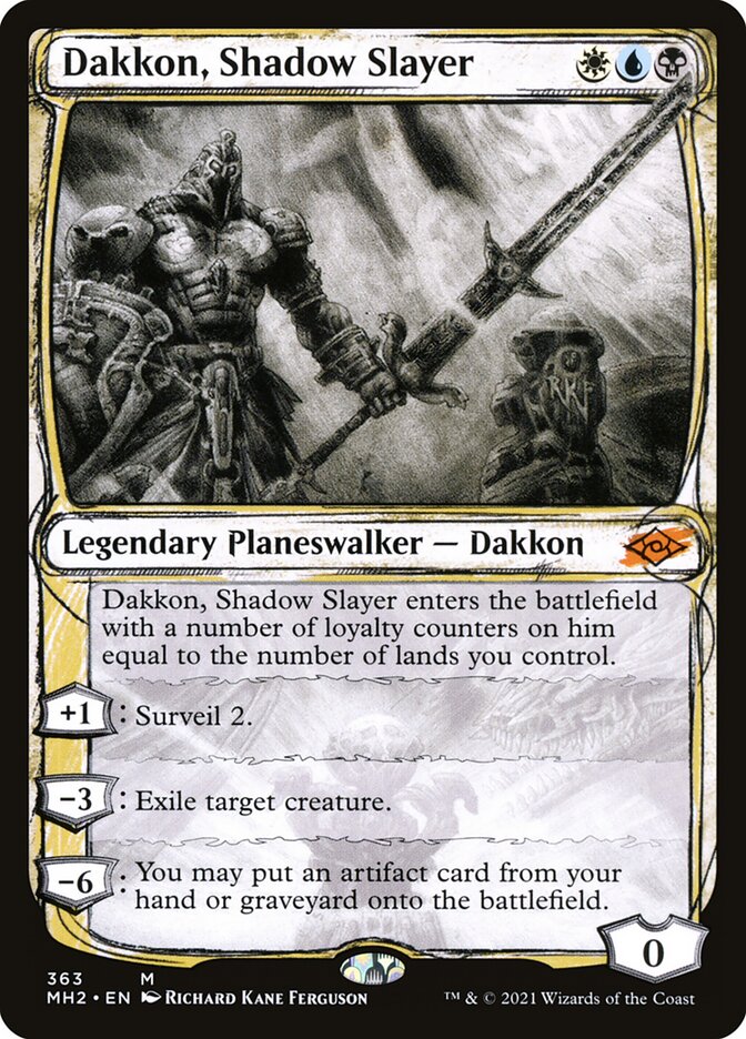 Dakkon, Matador da Sombra / Dakkon, Shadow Slayer - Magic: The Gathering - MoxLand