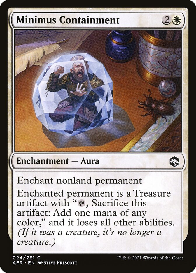 Contenção Reduzida / Minimus Containment - Magic: The Gathering - MoxLand