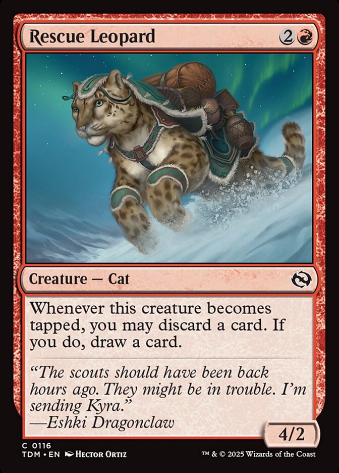 Leopardo de Resgate / Rescue Leopard - Magic: The Gathering - MoxLand