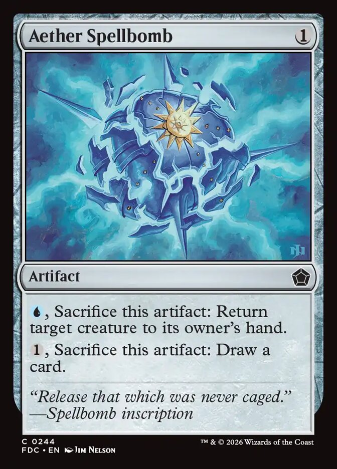 Magibomba de Éter / Aether Spellbomb - Magic: The Gathering - MoxLand