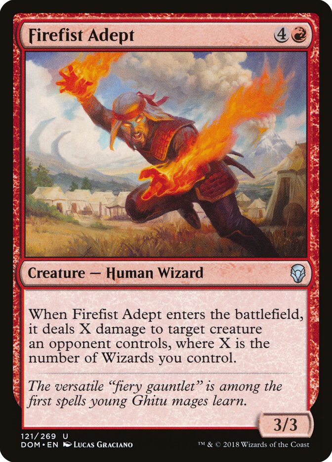 Adepto Punho de Fogo / Firefist Adept - Magic: The Gathering - MoxLand