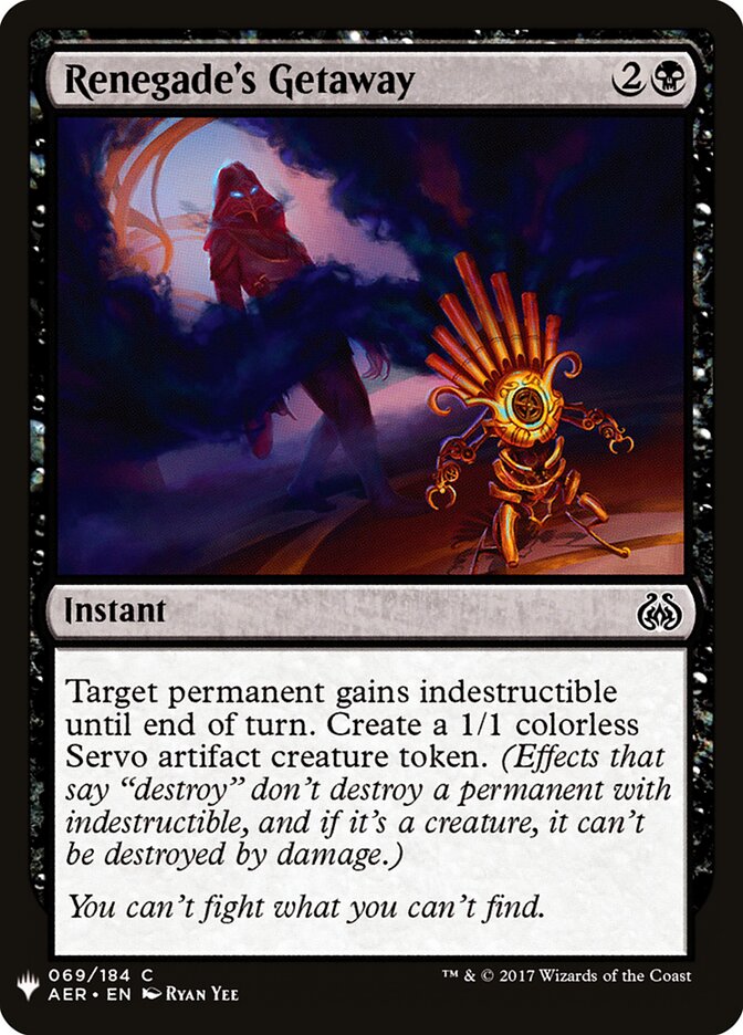 Escapada do Renegado / Renegade's Getaway - Magic: The Gathering - MoxLand