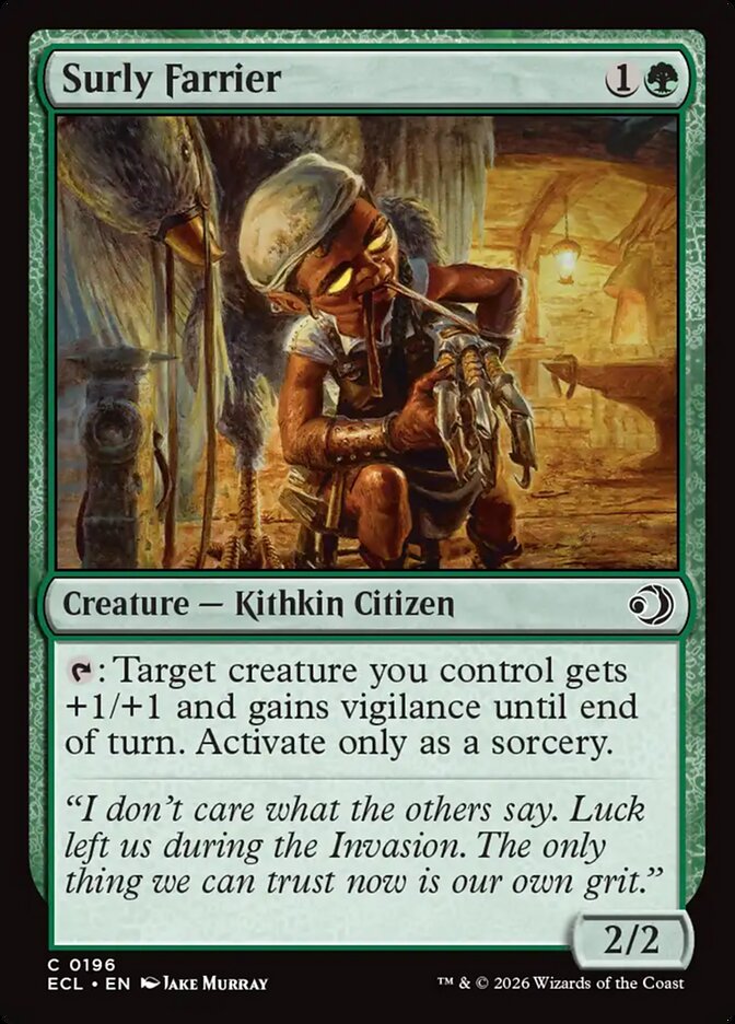 Ferradora Grosseira / Surly Farrier - Magic: The Gathering - MoxLand
