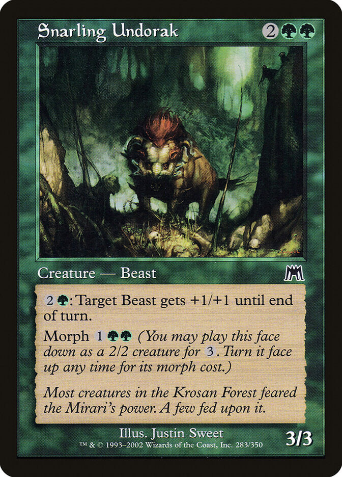 Undorak Rosnador / Snarling Undorak - Magic: The Gathering - MoxLand