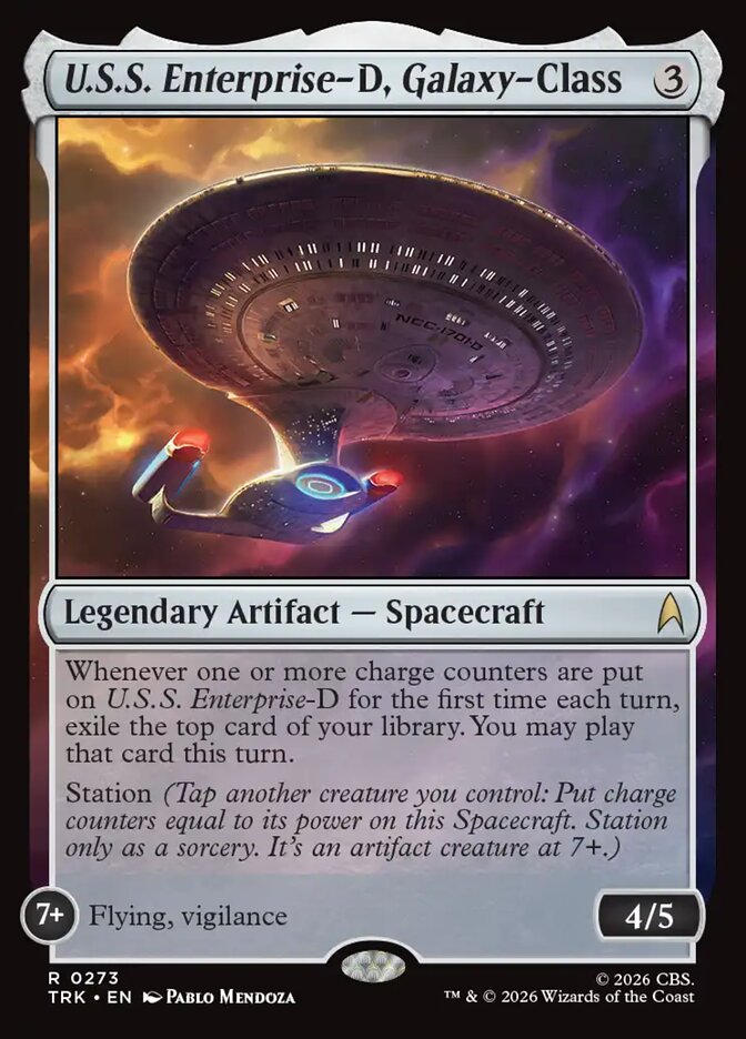 U.S.S. Enterprise-D, Galaxy-Class - Magic: The Gathering - MoxLand