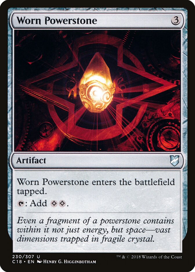 Pedra de Energia Gasta / Worn Powerstone - Magic: The Gathering - MoxLand