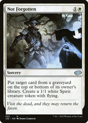 Não Esquecido / Not Forgotten - Magic: The Gathering - MoxLand