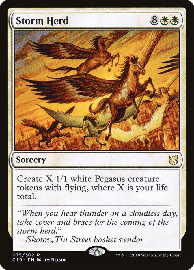 Rebanho Trovejante / Storm Herd - Magic: The Gathering - MoxLand