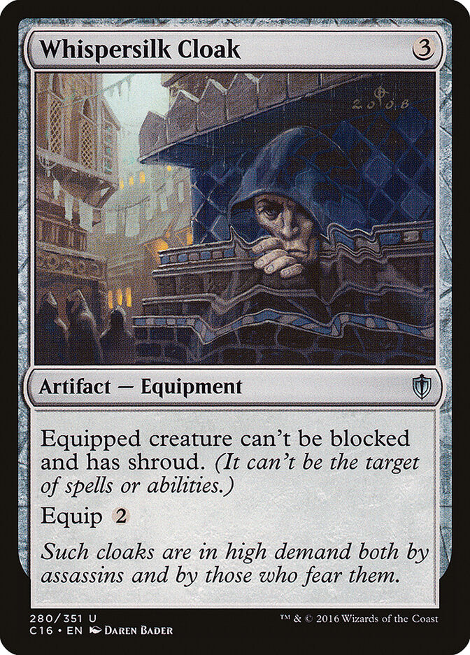 Manto de Seda Ruflante / Whispersilk Cloak - Magic: The Gathering - MoxLand