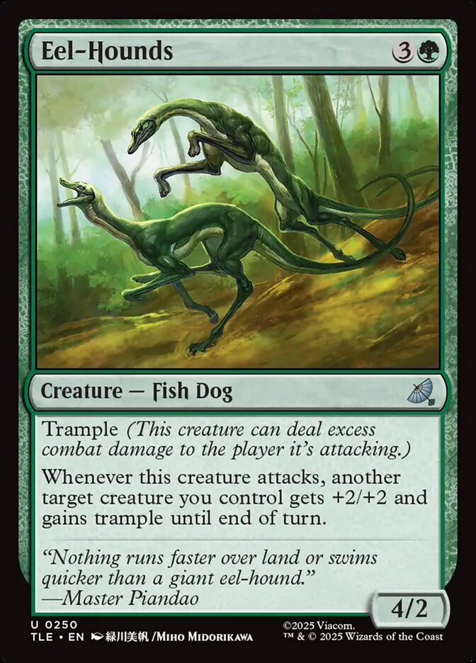 Cães-enguias / Eel-Hounds - Magic: The Gathering - MoxLand
