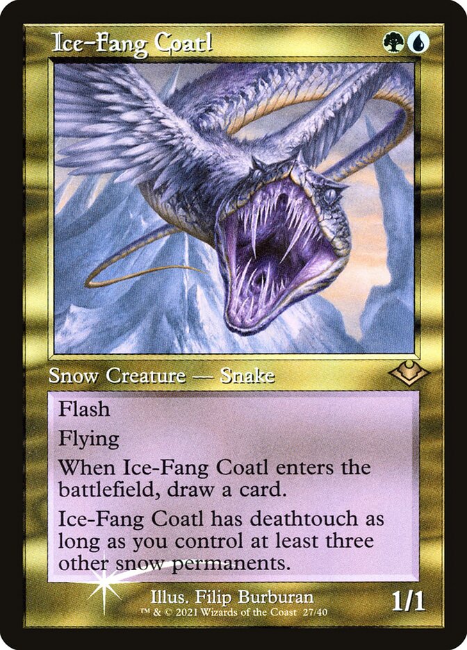Coatl Presa-de-gelo / Ice-Fang Coatl - Magic: The Gathering - MoxLand