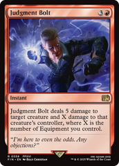 Judgment Bolt - Magic: The Gathering - MoxLand