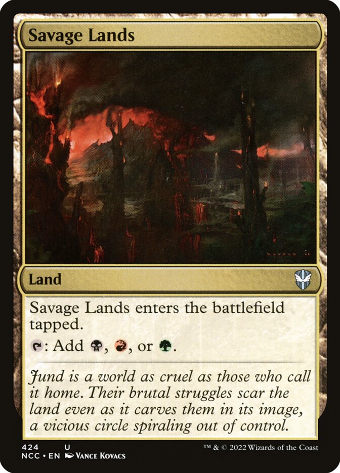 Terras Selvagens / Savage Lands - Magic: The Gathering - MoxLand