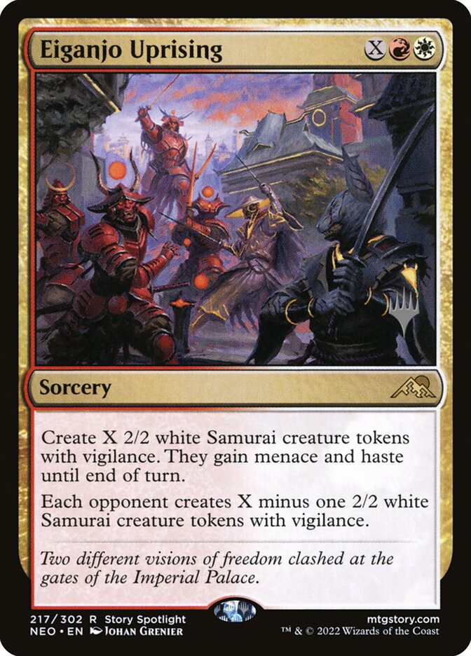 Levante de Eiganjo / Eiganjo Uprising - Magic: The Gathering - MoxLand