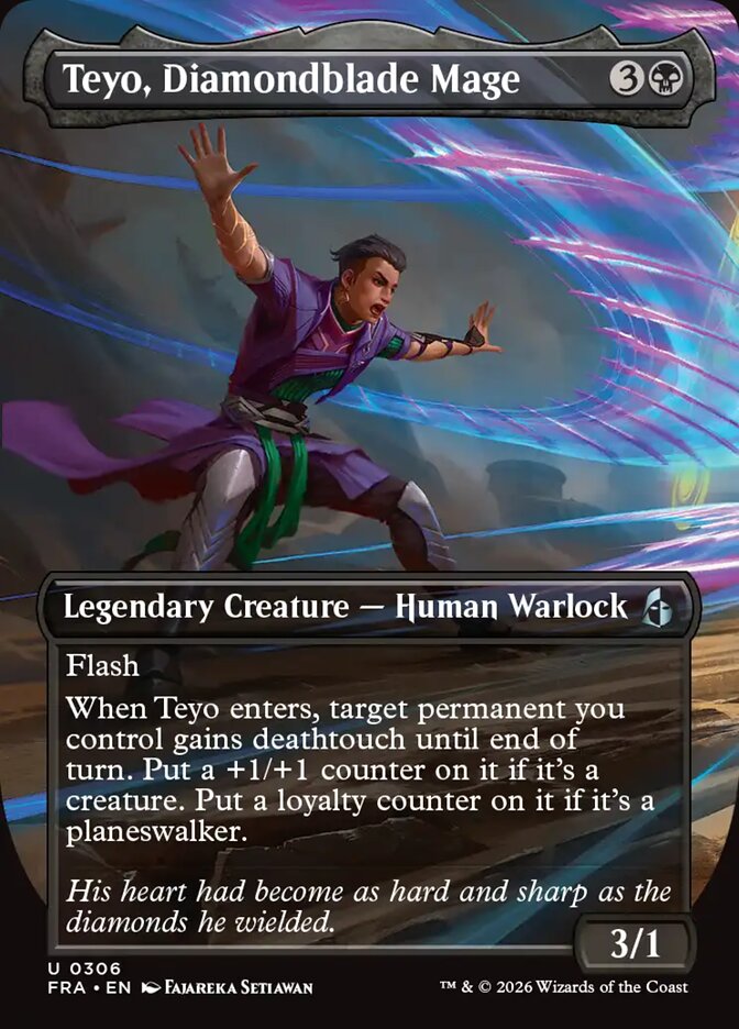 Teyo, Diamondblade Mage - Magic: The Gathering - MoxLand