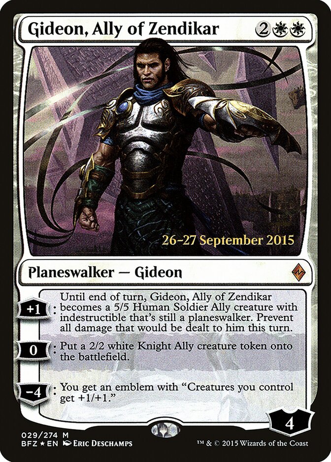 Gideon, Aliado de Zendikar / Gideon, Ally of Zendikar - Magic: The Gathering - MoxLand