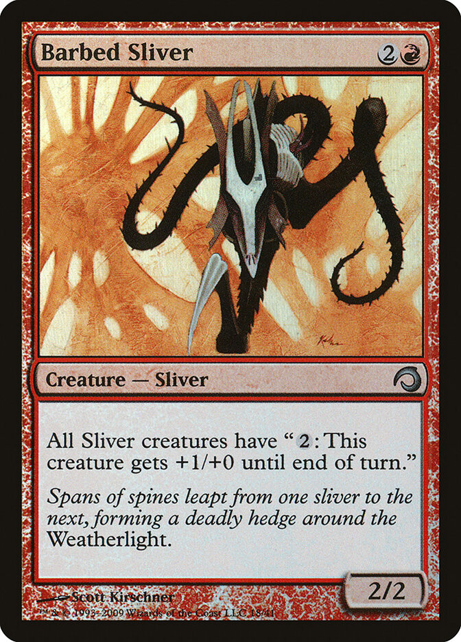 Fractius Farpado / Barbed Sliver - Magic: The Gathering - MoxLand