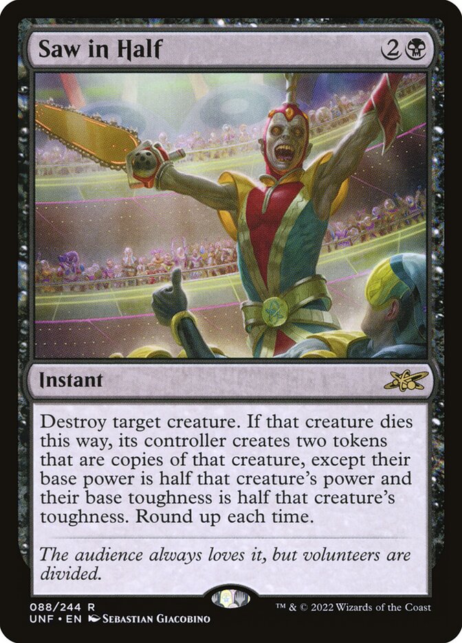 Saw in Half - Magic: The Gathering - MoxLand