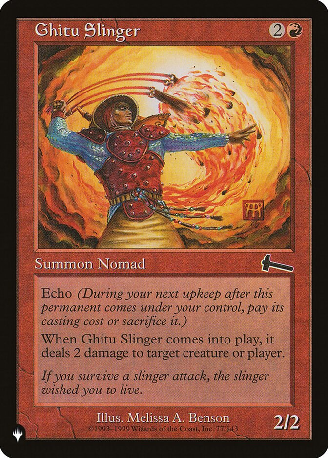 Atirador Ghitu / Ghitu Slinger - Magic: The Gathering - MoxLand