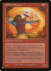 Atirador Ghitu / Ghitu Slinger - Magic: The Gathering - MoxLand